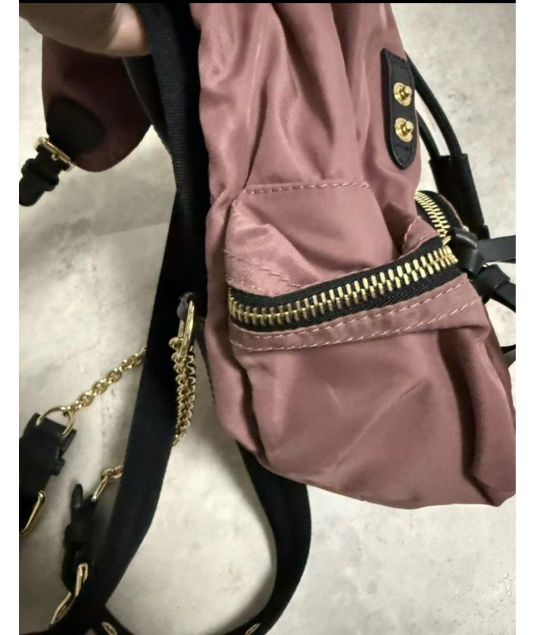 BURBERRY Коралловый тканевый рюкзак, фото 3