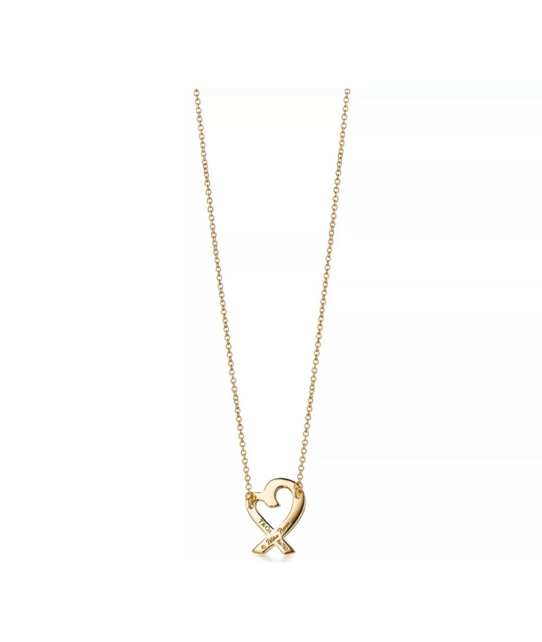 TIFFANY&CO Золотое колье из желтого золота, фото 2