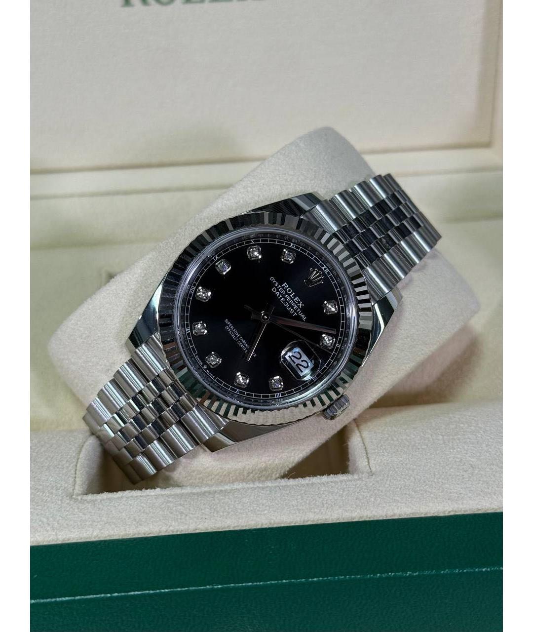 ROLEX Черные часы, фото 2