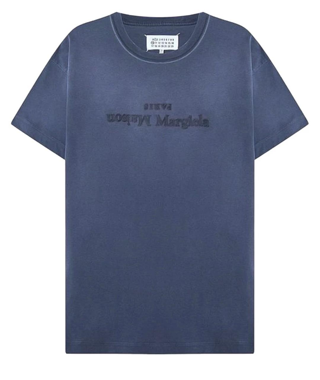 MAISON MARGIELA Темно-синяя футболка, фото 1