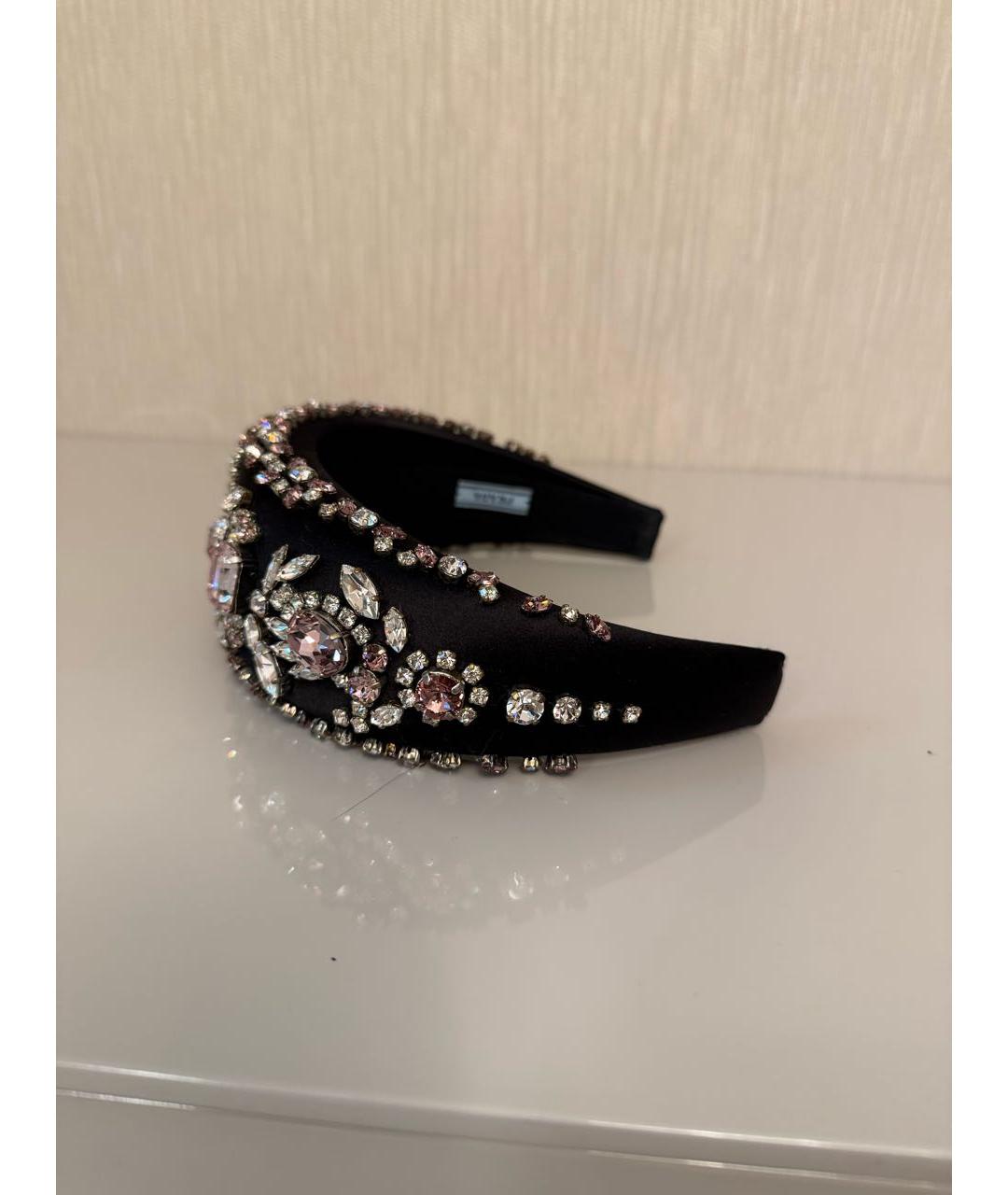 PRADA Черный ободок, фото 3