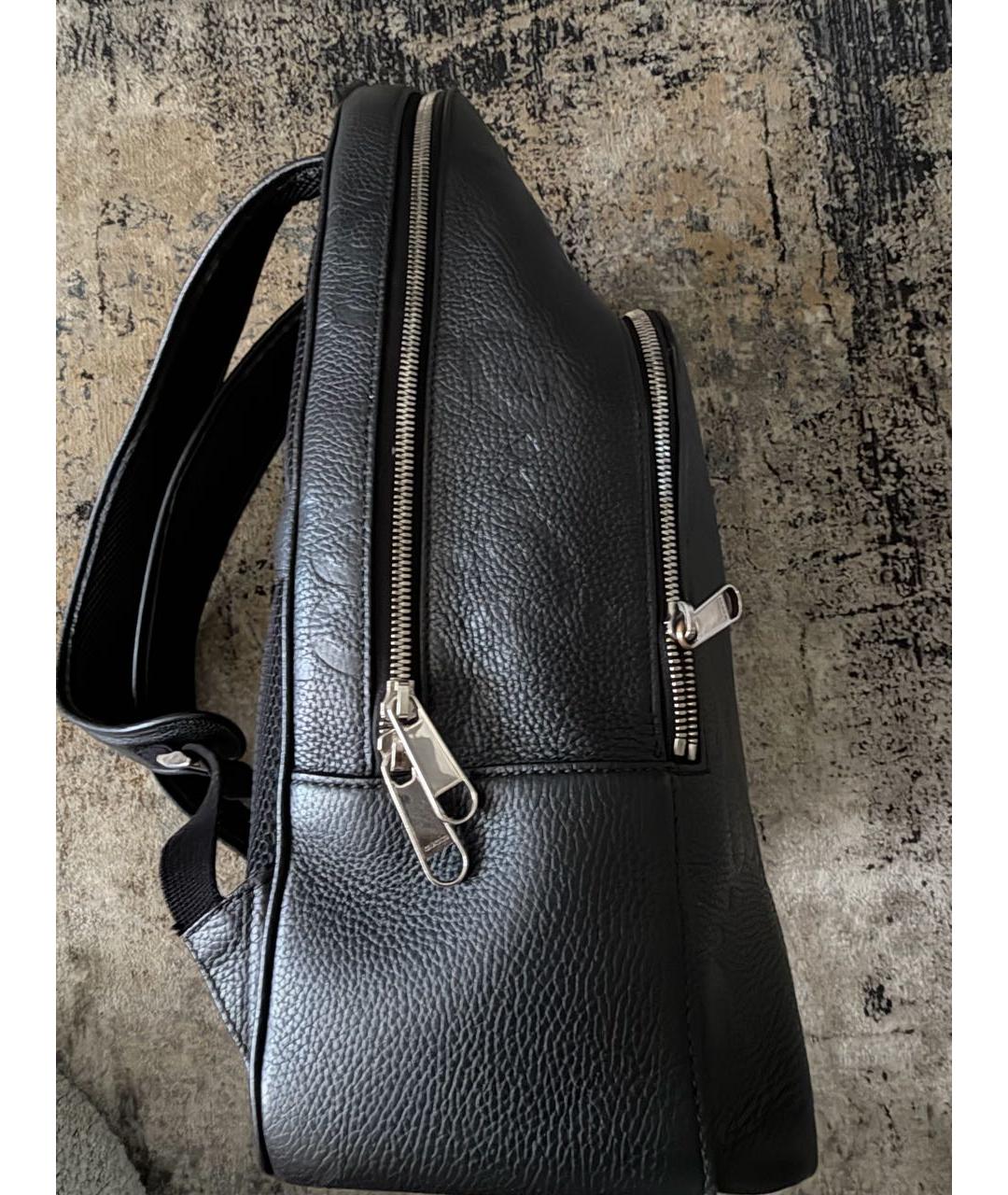 GUCCI Черный кожаный рюкзак, фото 2