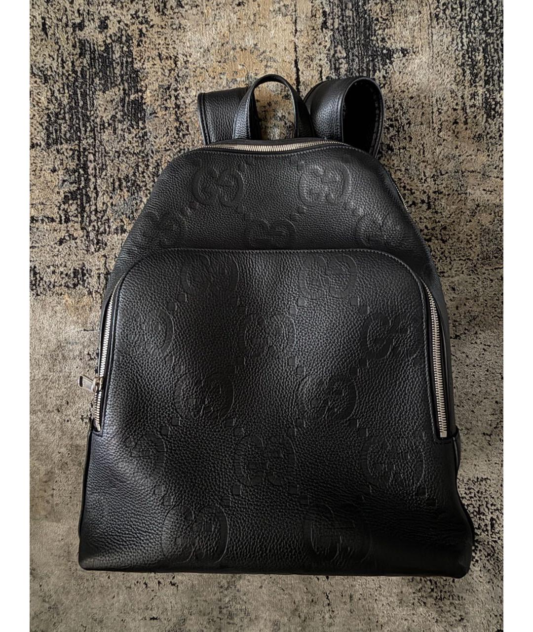 GUCCI Черный кожаный рюкзак, фото 7