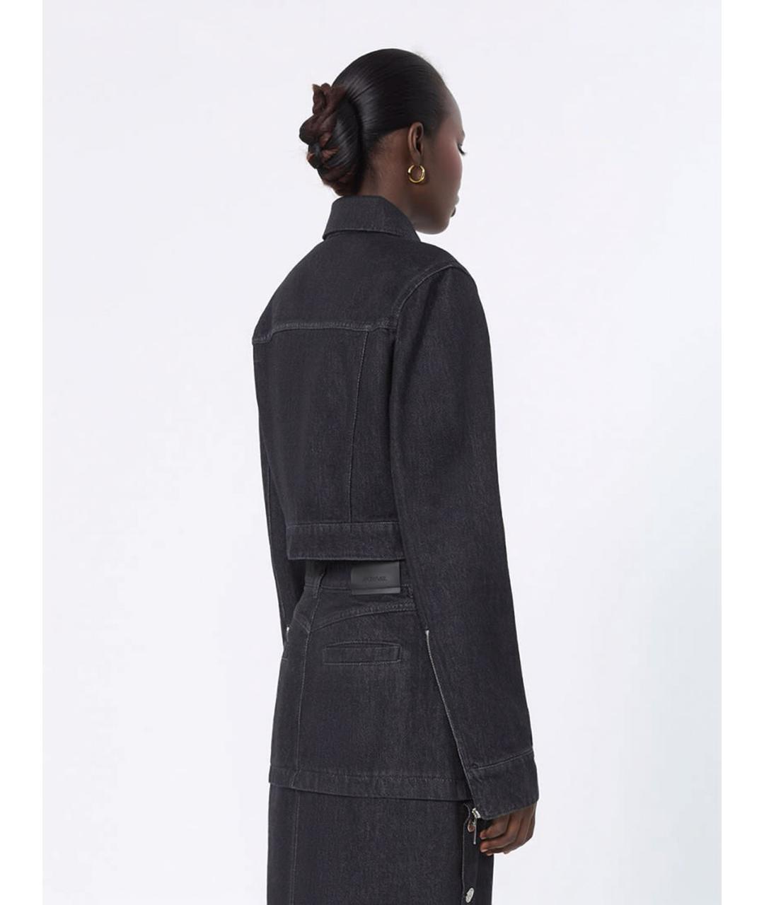 SPORTMAX Черная хлопковая куртка, фото 4