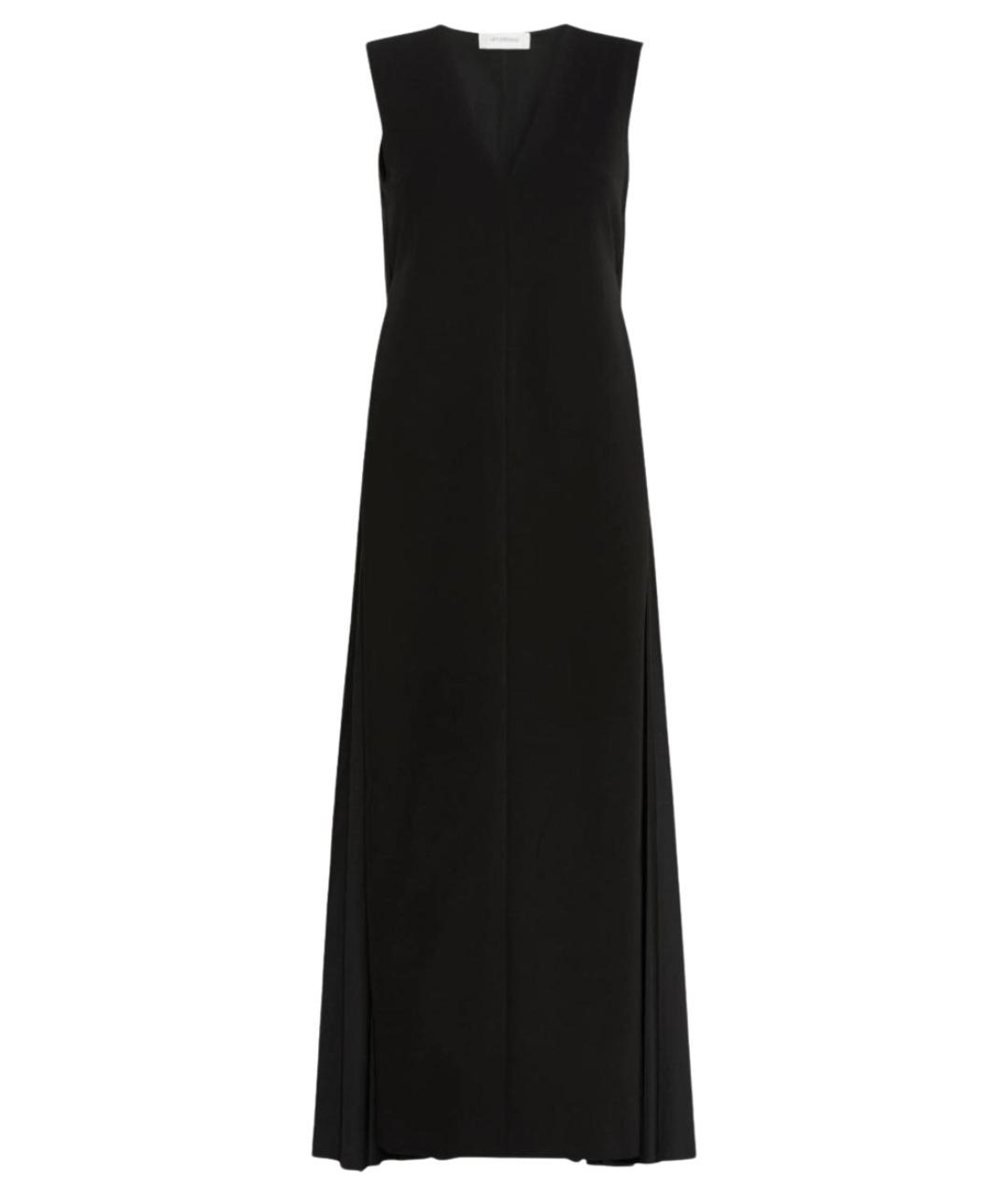 SPORTMAX Черное вискозное повседневное платье, фото 1