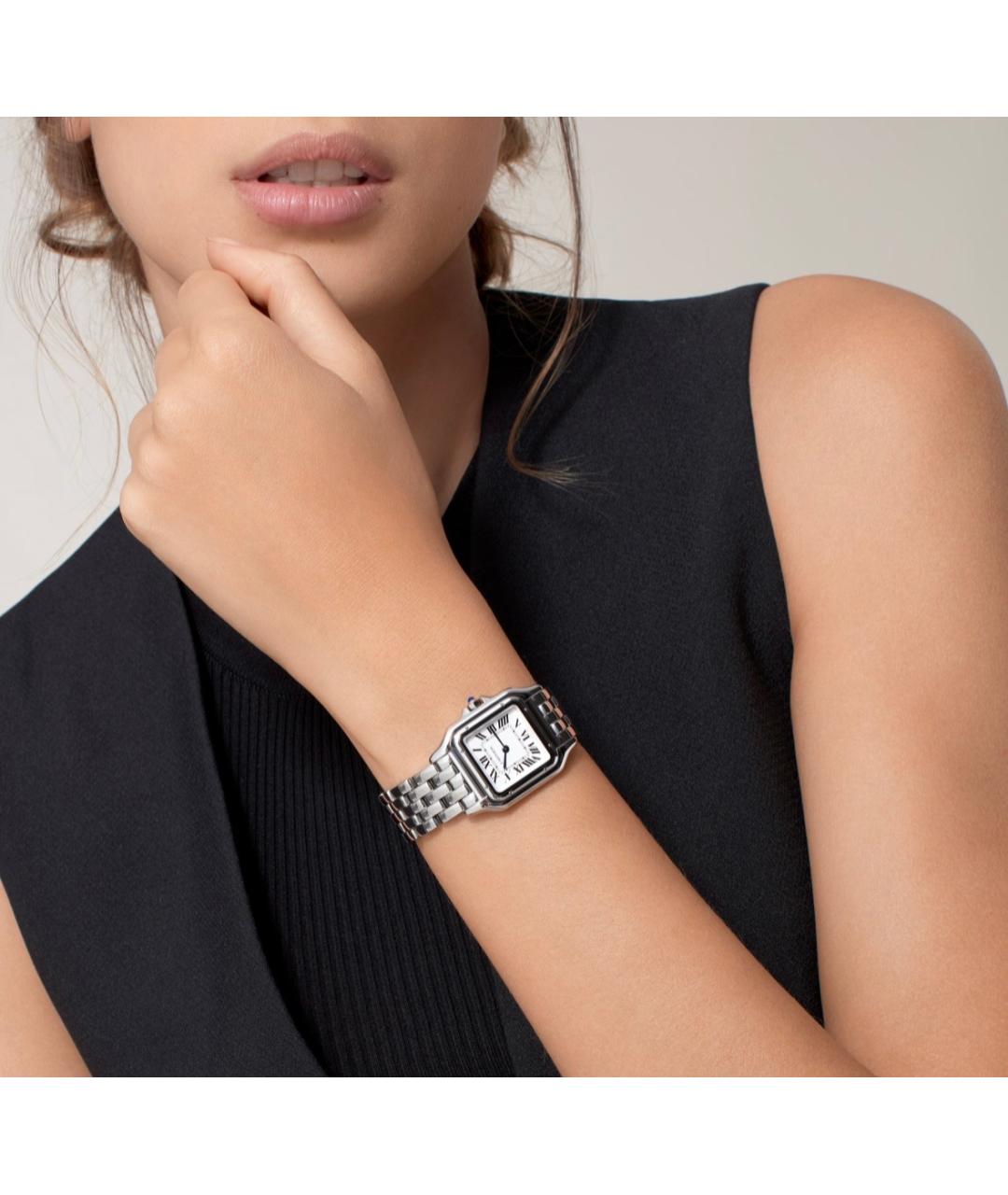 CARTIER Серебряные металлические часы, фото 2