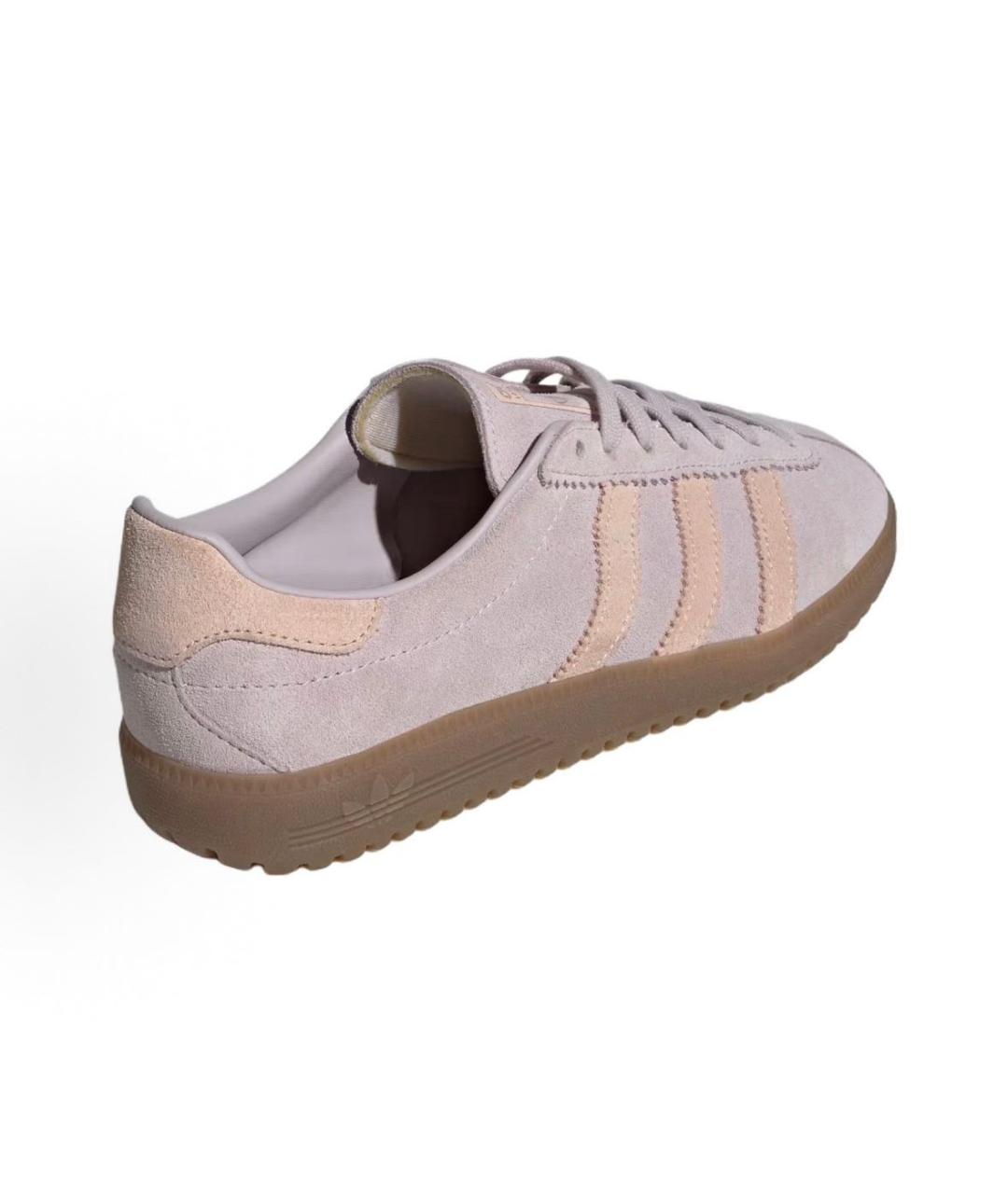 ADIDAS Коралловые замшевые низкие кроссовки / кеды, фото 3