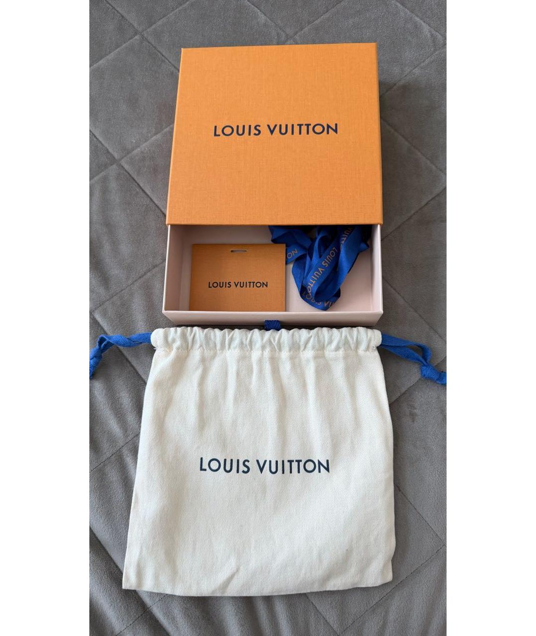 LOUIS VUITTON Черный кожаный ремень, фото 5