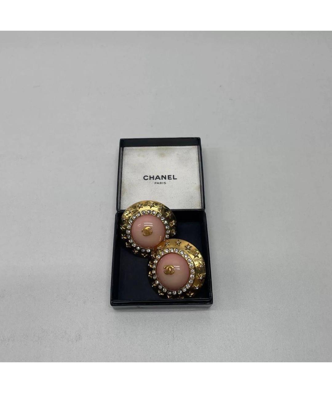 CHANEL Коралловые клипсы, фото 3