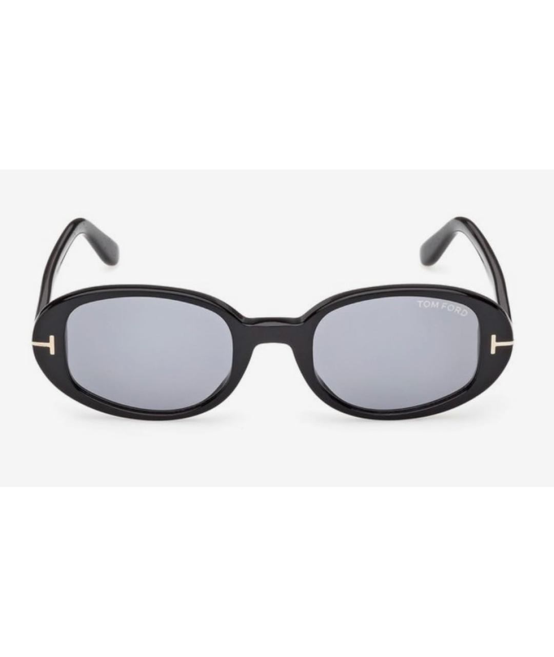 TOM FORD Черные пластиковые солнцезащитные очки, фото 2