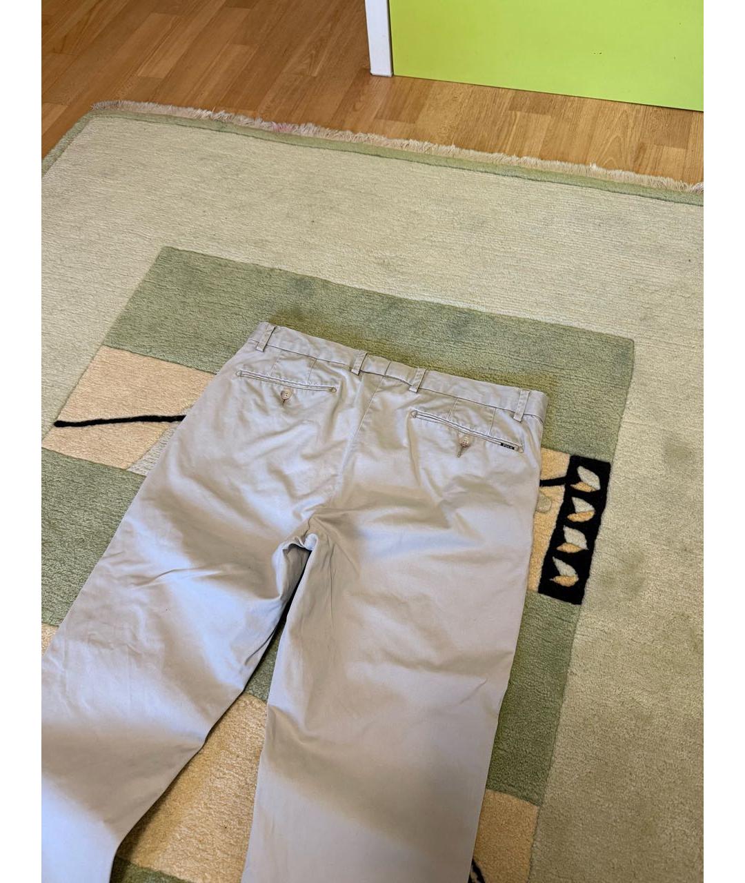 POLO RALPH LAUREN Бежевые хлопковые брюки чинос, фото 3
