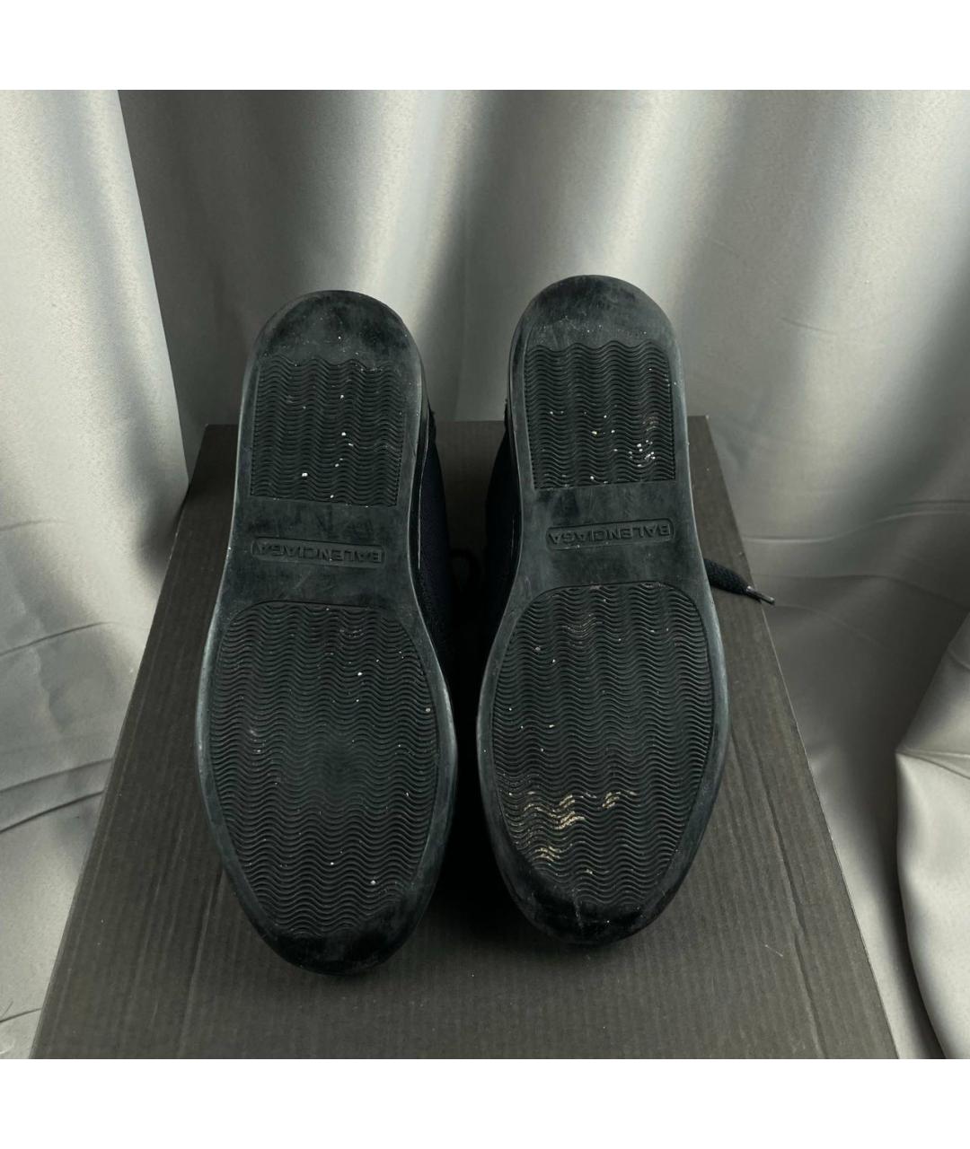 BALENCIAGA Черные текстильные кроссовки, фото 5