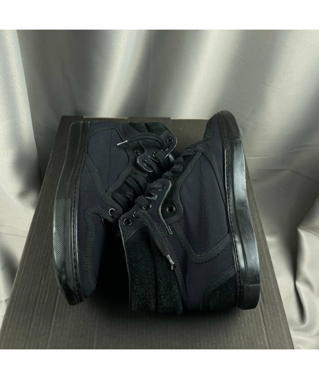 BALENCIAGA Черные текстильные кроссовки, фото 3