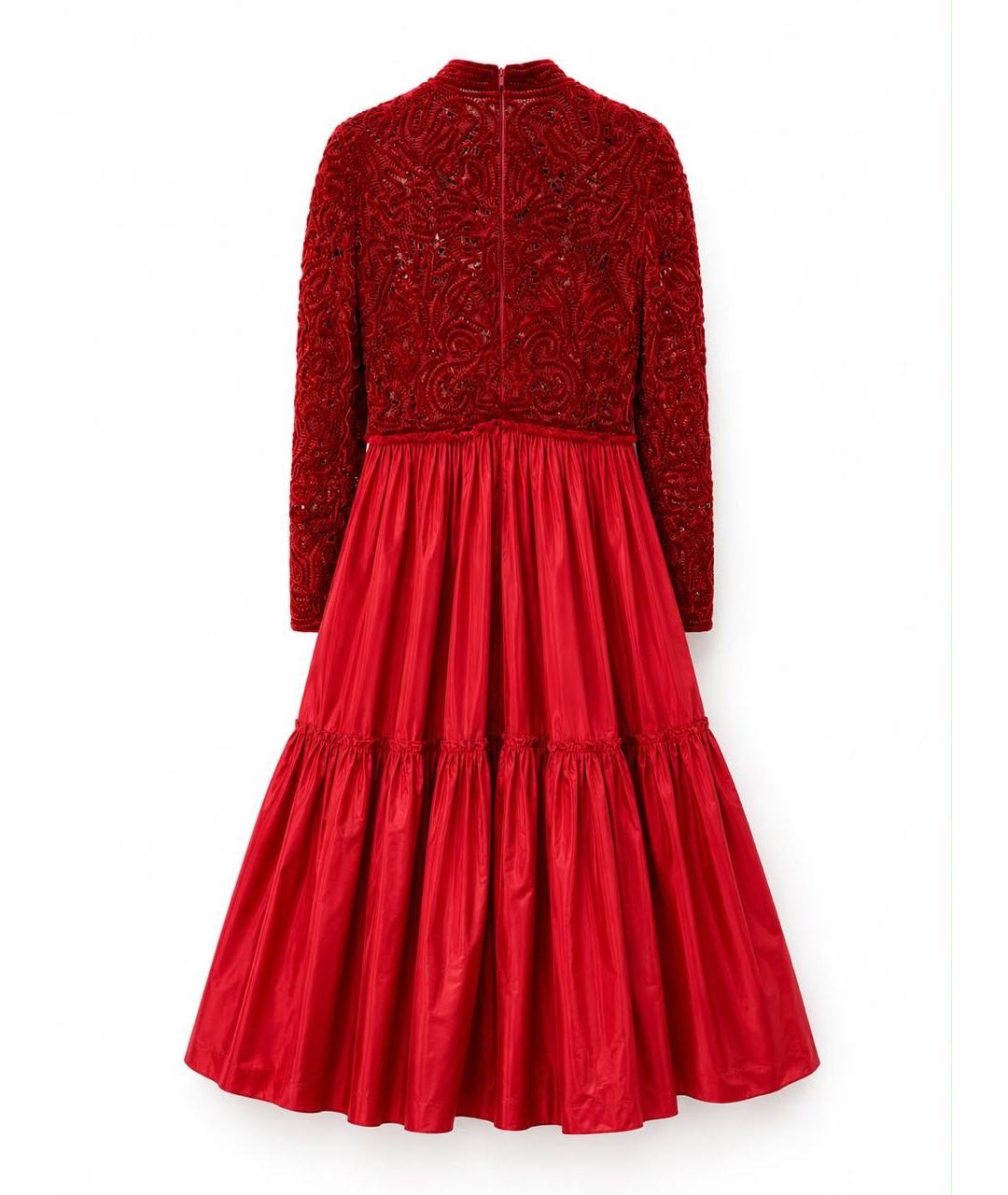 CHRISTIAN DIOR Красное коктейльное платье, фото 2