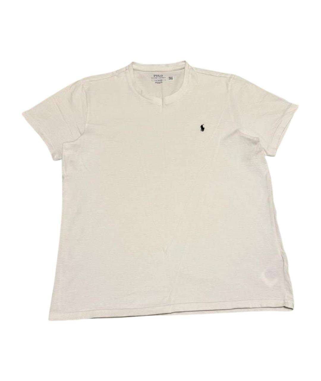 POLO RALPH LAUREN Белая хлопковая футболка, фото 1