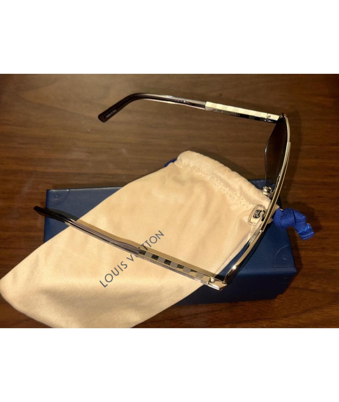 LOUIS VUITTON Серебряные солнцезащитные очки, фото 2