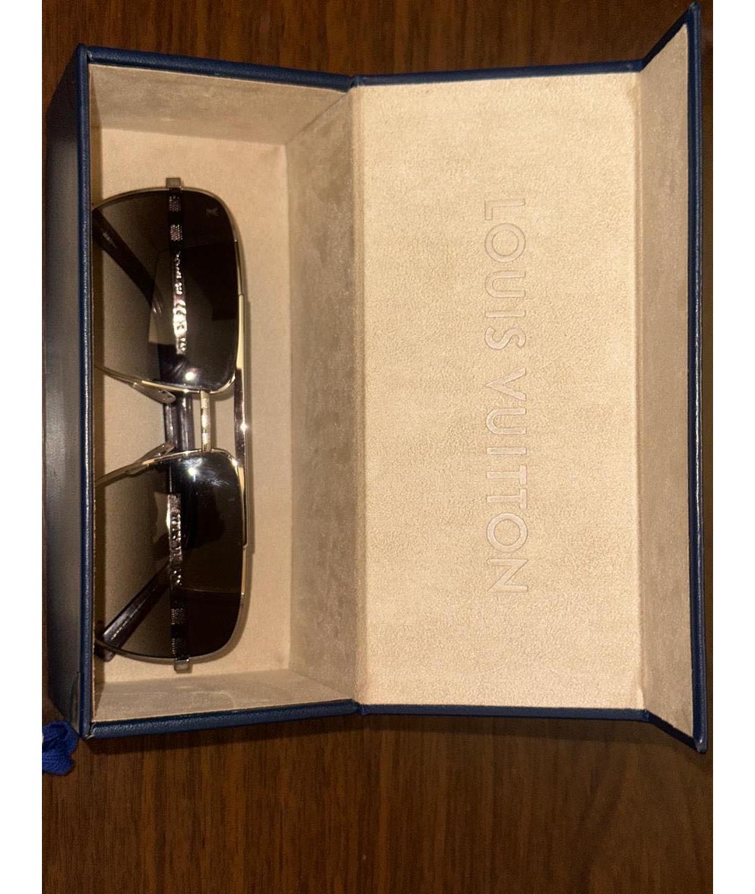 LOUIS VUITTON Серебряные солнцезащитные очки, фото 5