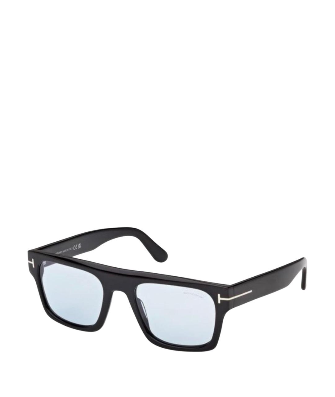 TOM FORD Черные пластиковые солнцезащитные очки, фото 1