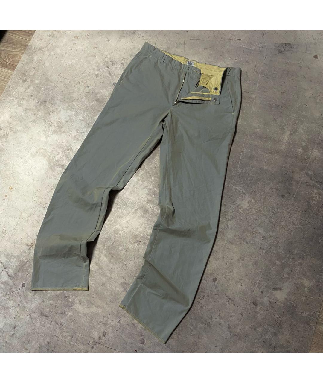 CP COMPANY Серые хлопковые повседневные брюки, фото 5