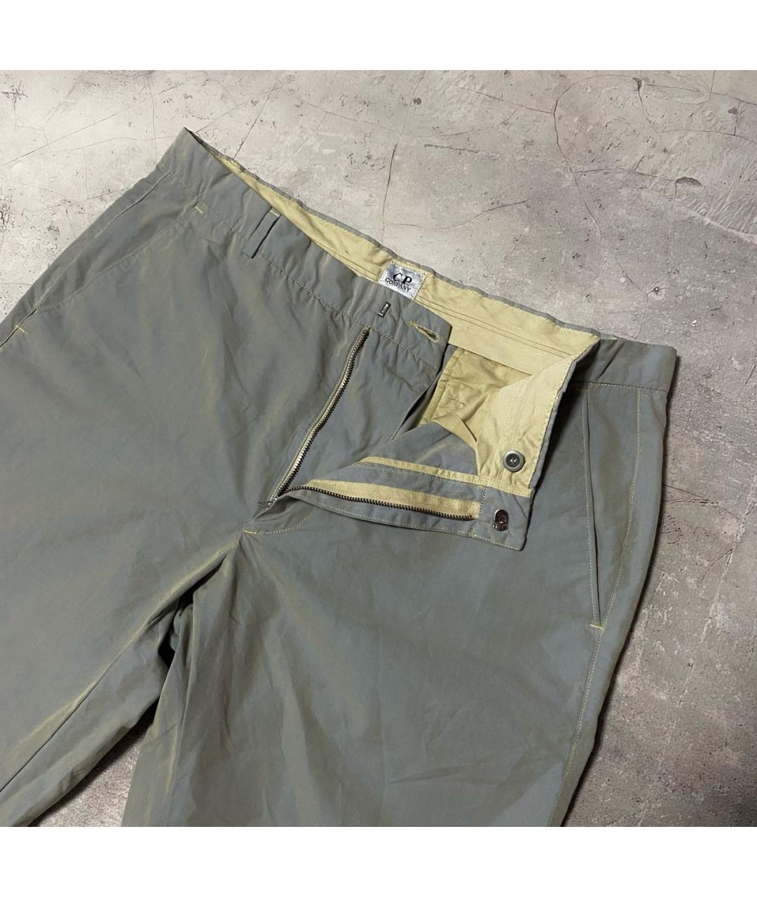 CP COMPANY Серые хлопковые повседневные брюки, фото 3