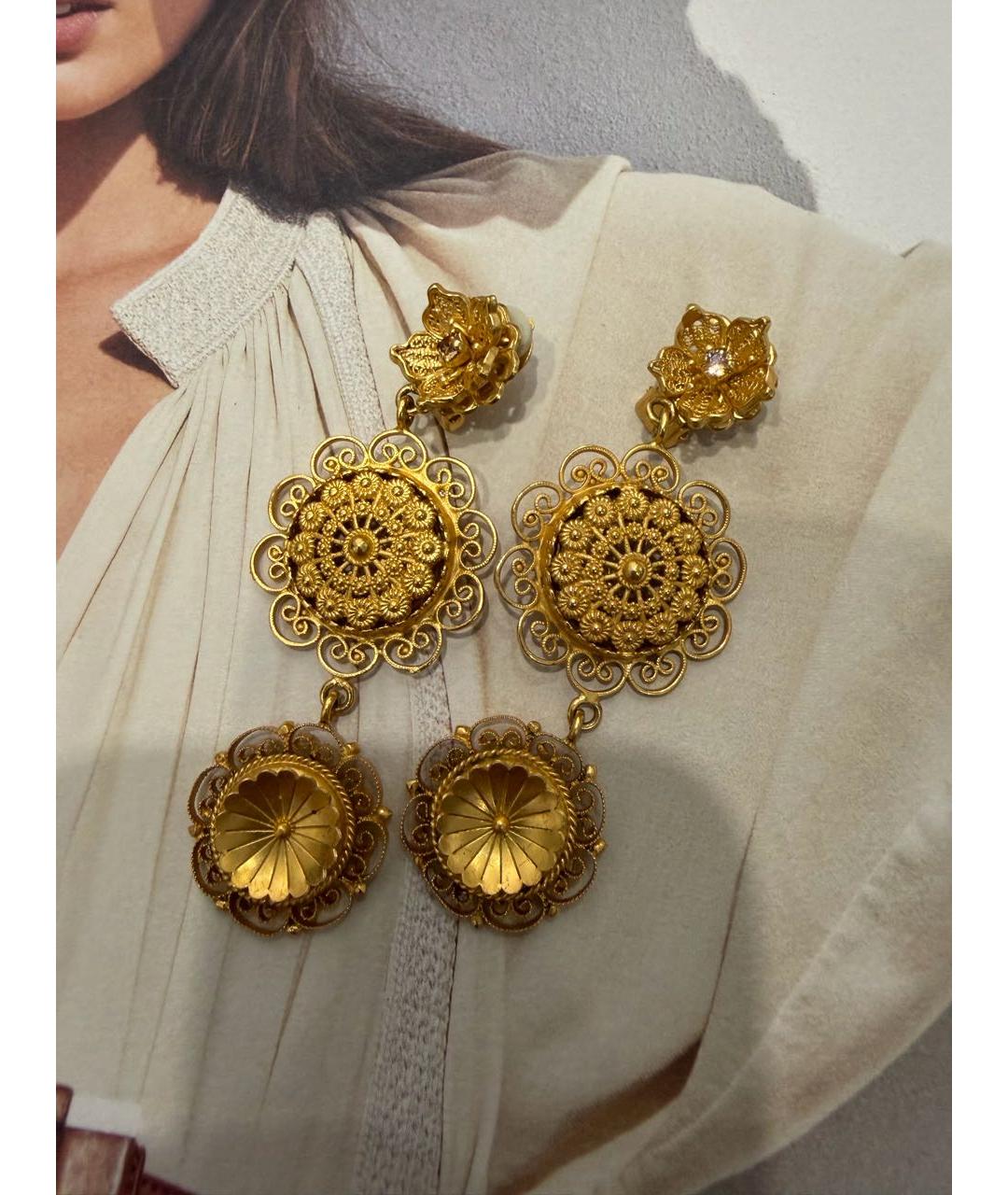 DOLCE&GABBANA Золотые серьги, фото 2