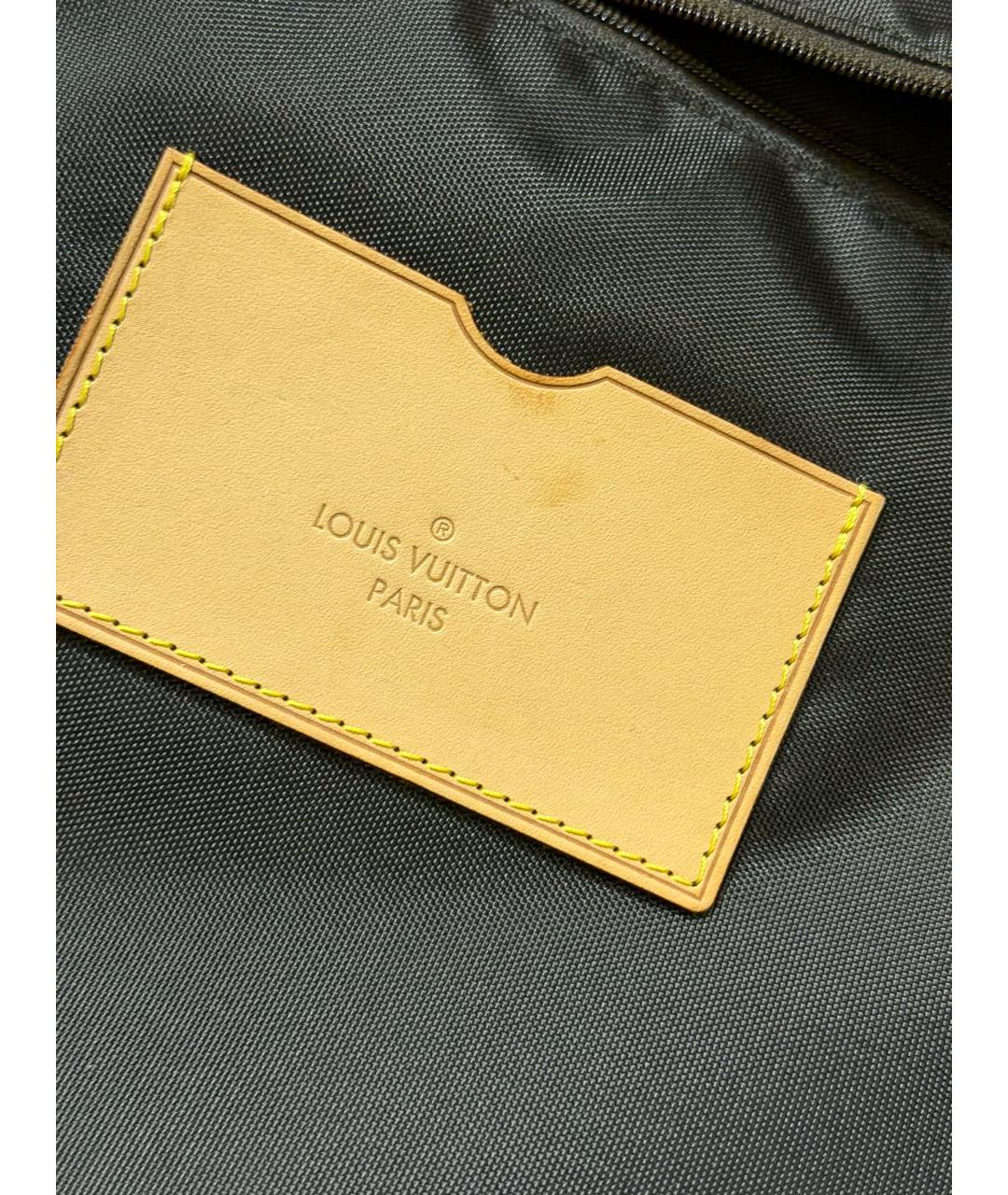 LOUIS VUITTON Коричневый чемодан из канвы, фото 5