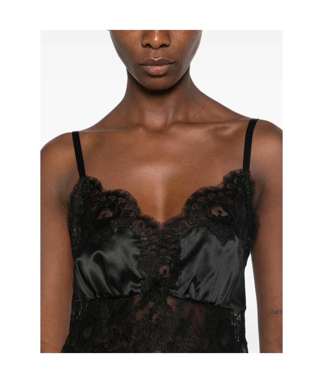 DOLCE&GABBANA Черная майка, фото 3
