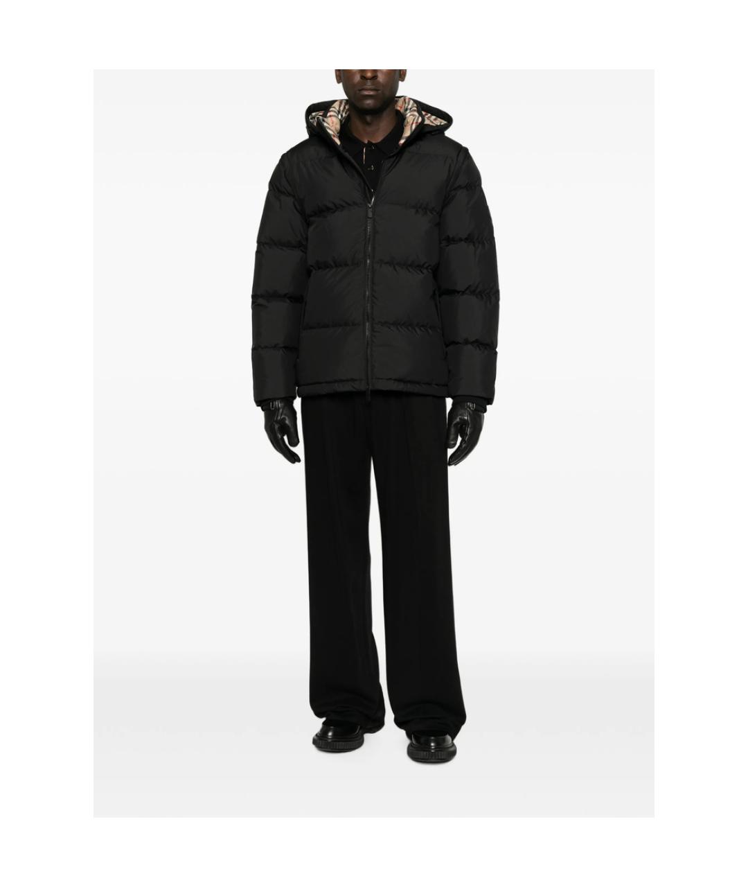BURBERRY Черная куртка, фото 2
