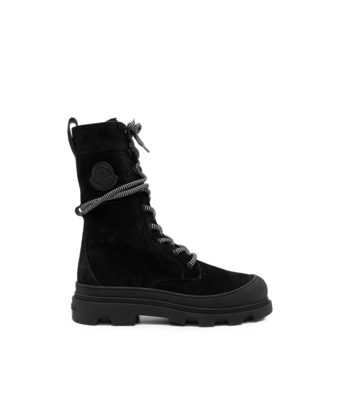 MONCLER Черные ботинки, фото 1
