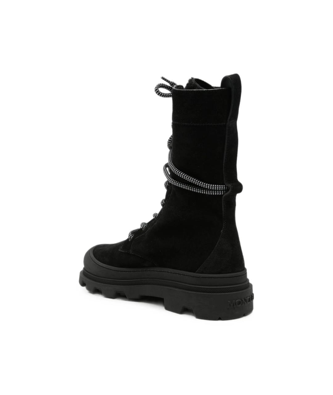 MONCLER Черные ботинки, фото 4