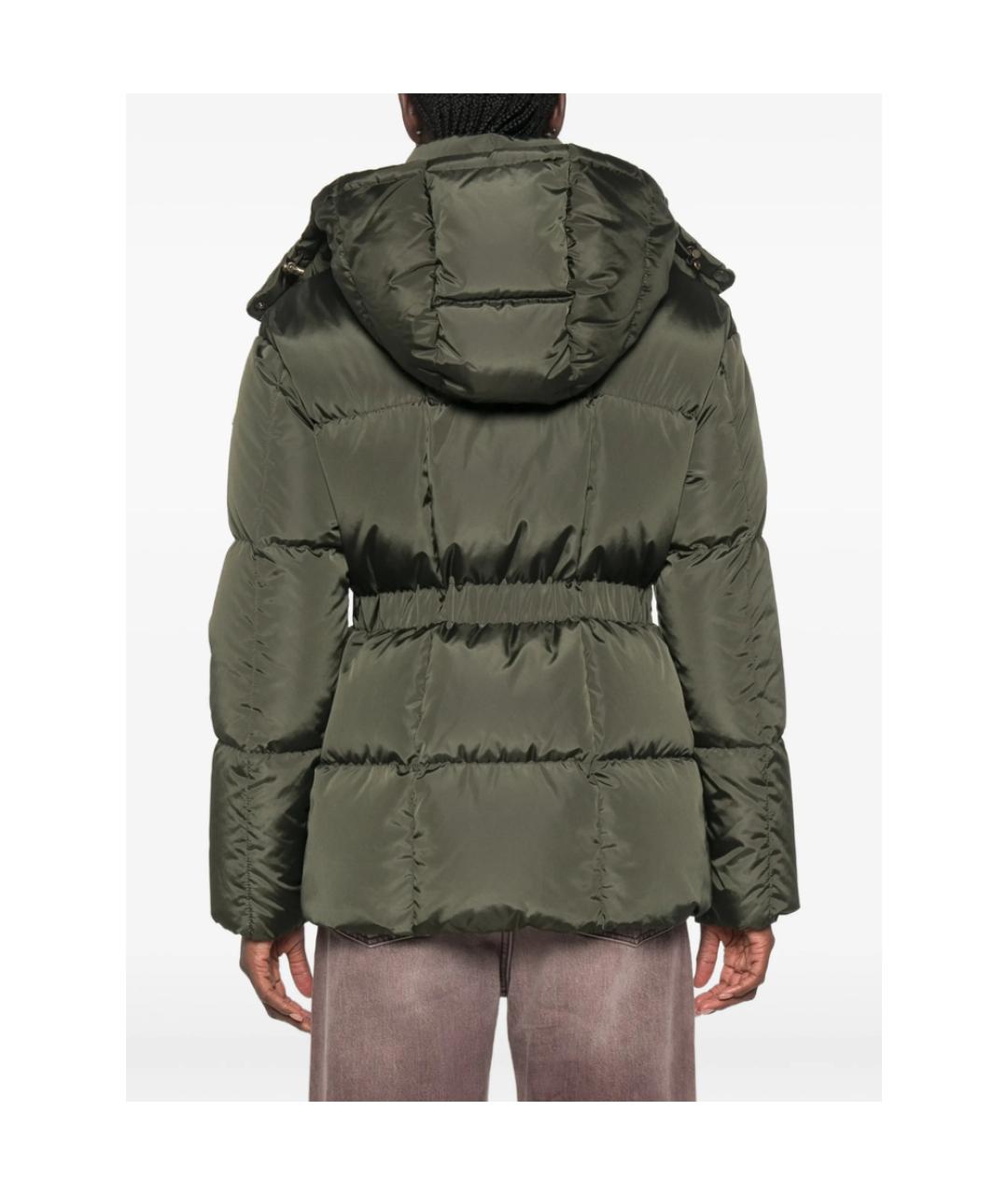 MONCLER Зеленая полиамидовая куртка, фото 4