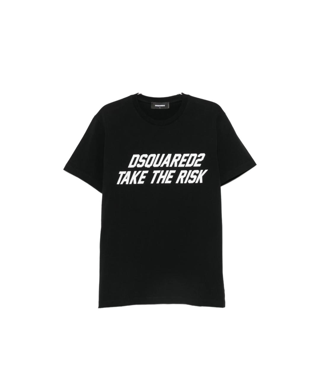 DSQUARED2 Черная хлопковая футболка, фото 1