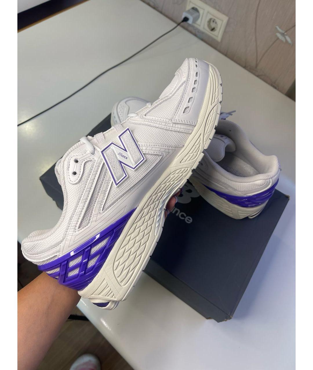 NEW BALANCE Белые текстильные низкие кроссовки / кеды, фото 8