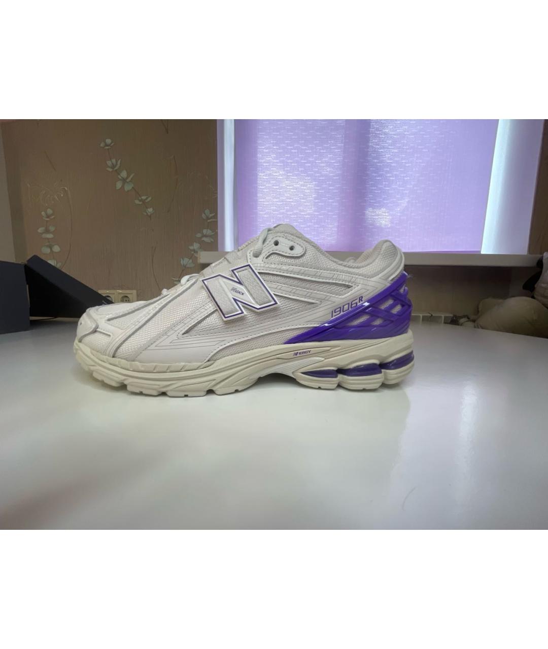 NEW BALANCE Белые текстильные низкие кроссовки / кеды, фото 9