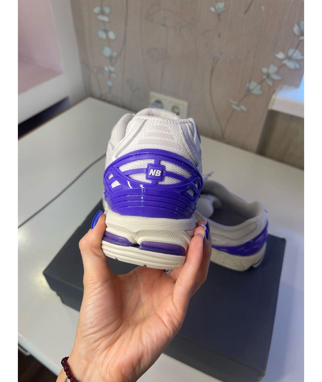 NEW BALANCE Белые текстильные низкие кроссовки / кеды, фото 7