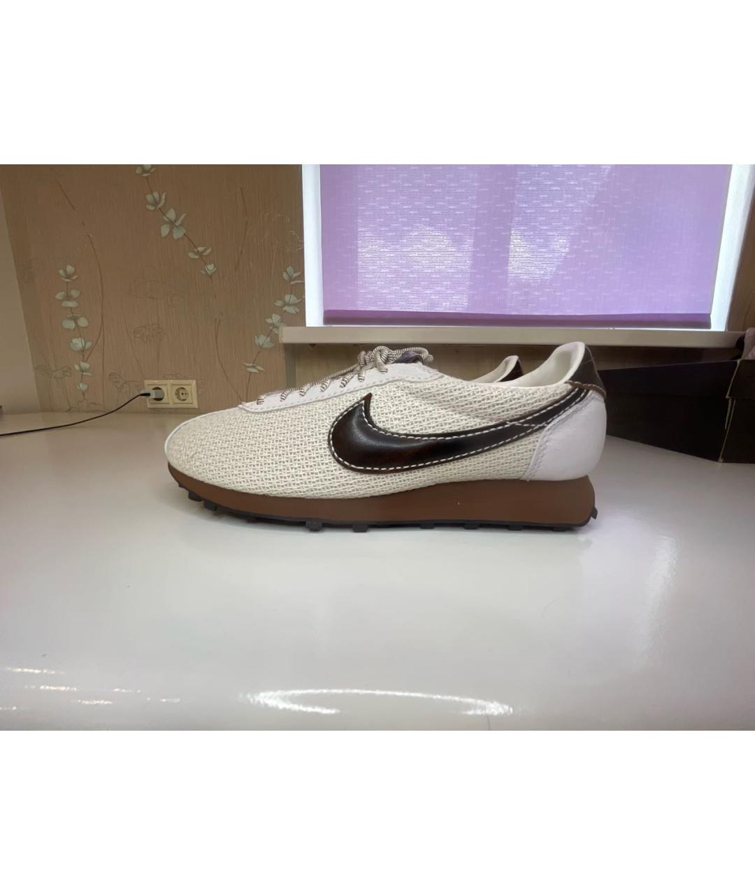 NIKE Бежевые низкие кроссовки / кеды, фото 9