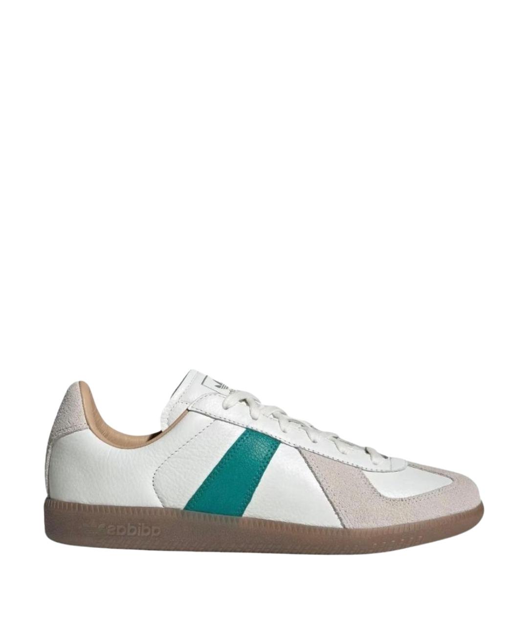 ADIDAS Белые кожаные низкие кроссовки / кеды, фото 1