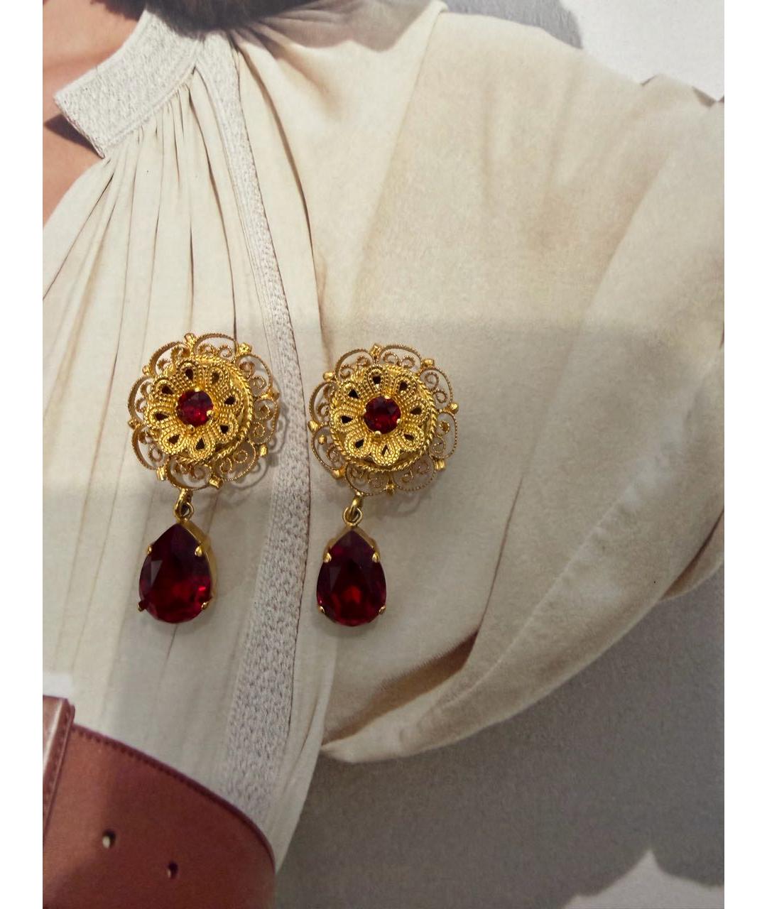 DOLCE&GABBANA Золотые серьги, фото 2