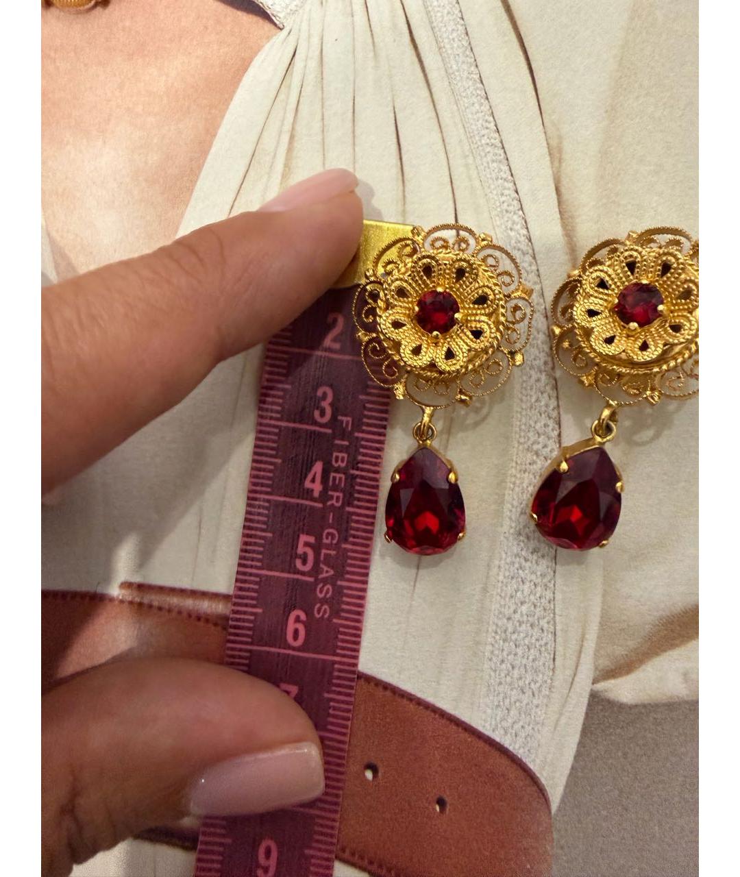 DOLCE&GABBANA Золотые серьги, фото 3