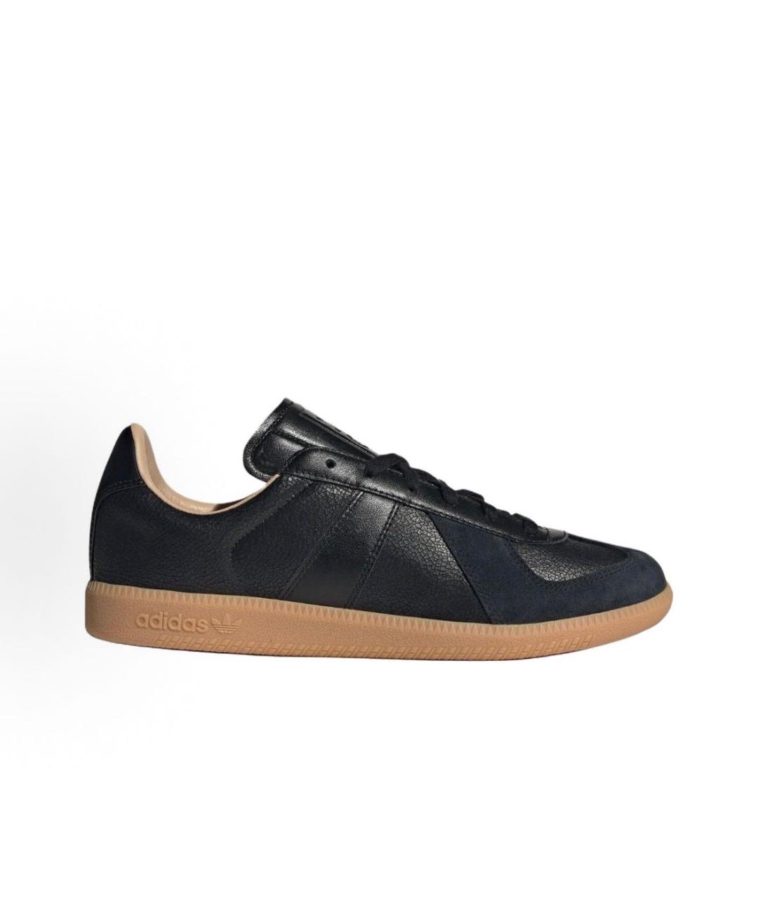 ADIDAS Черные кожаные кроссовки, фото 5