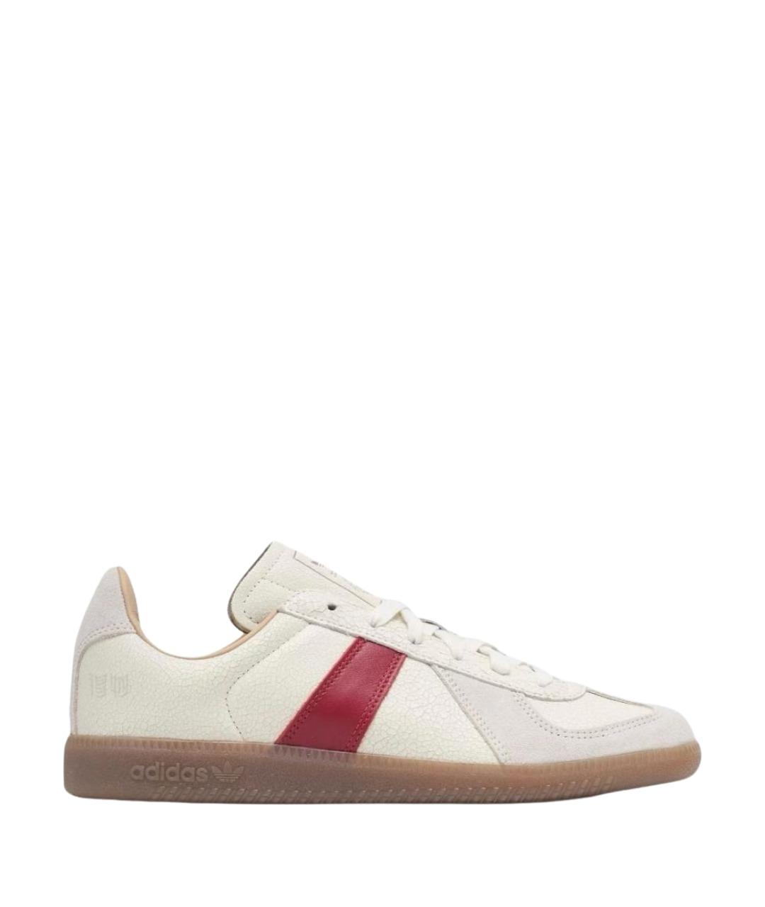 ADIDAS Белые кожаные кроссовки, фото 1