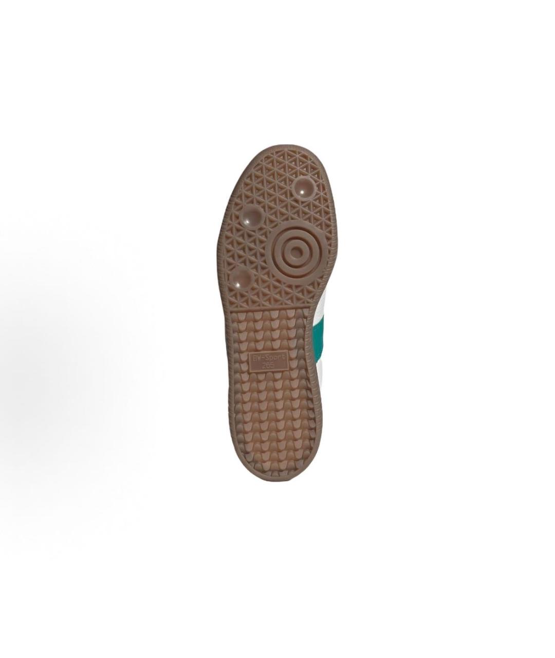 ADIDAS Белые кожаные кроссовки, фото 4