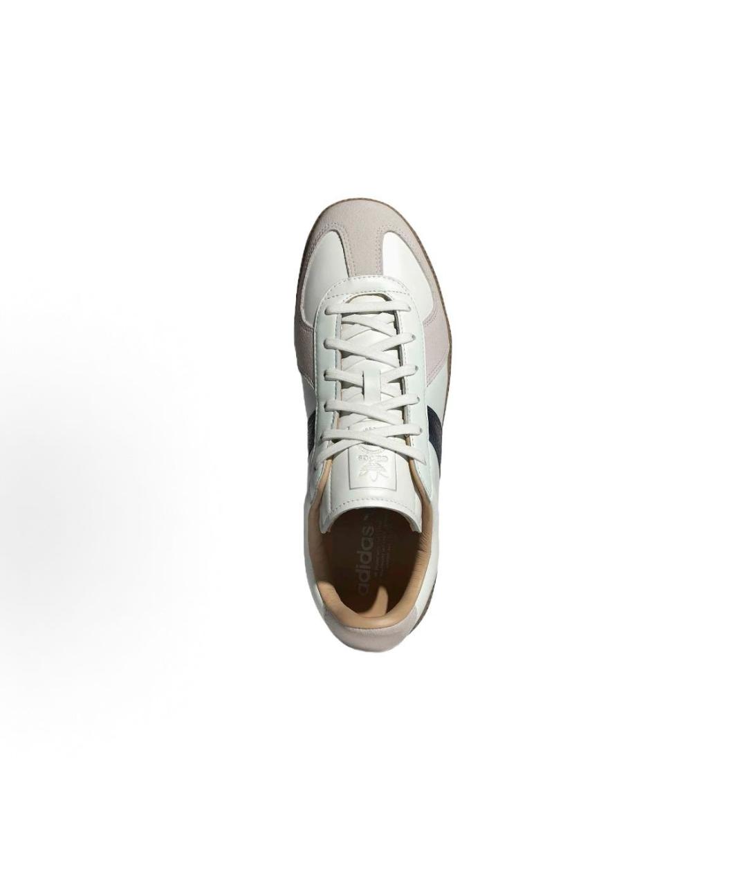 ADIDAS Белые кожаные кроссовки, фото 4