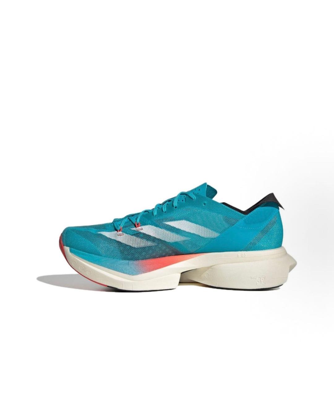 ADIDAS Голубые текстильные кроссовки, фото 2