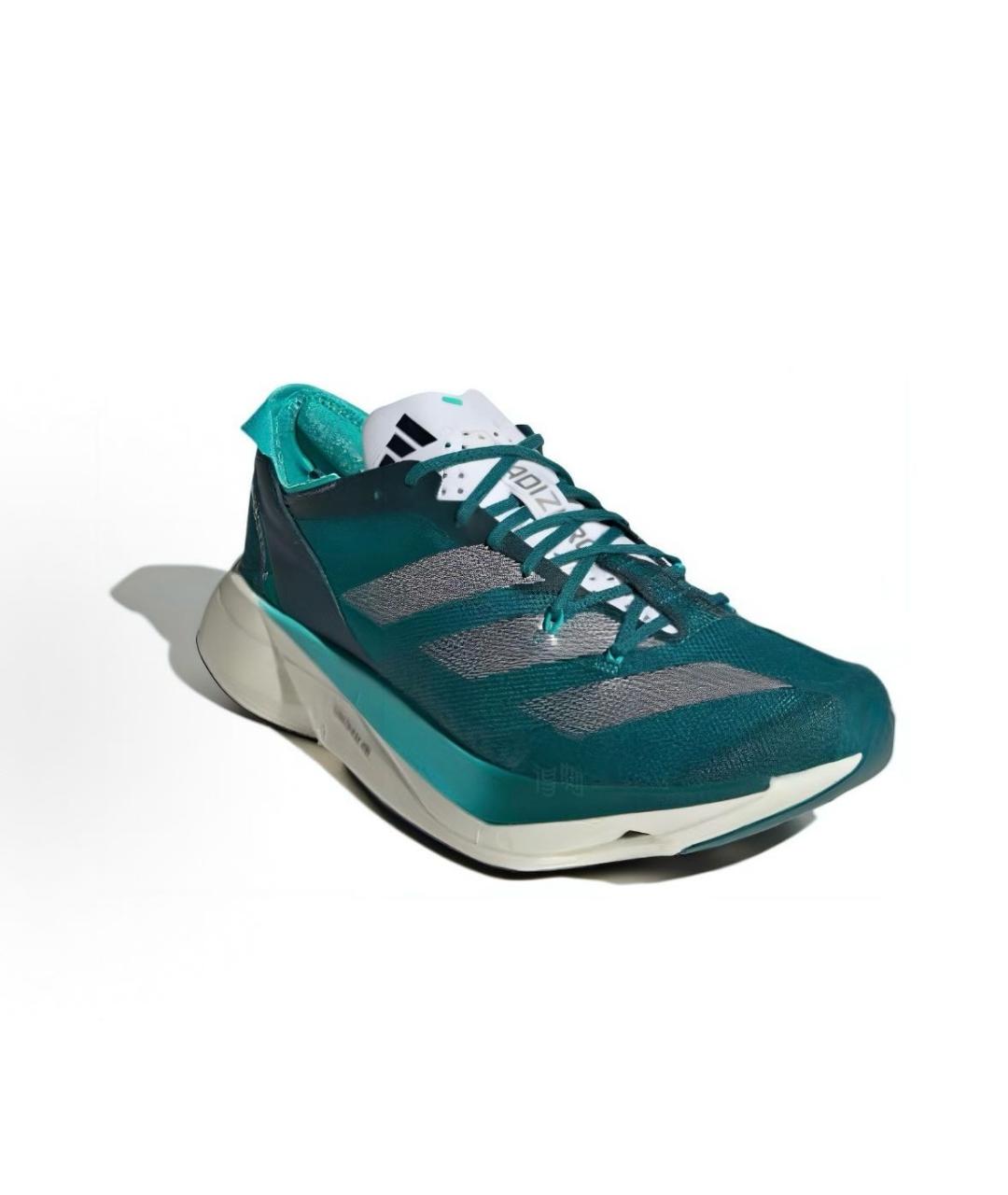 ADIDAS Зеленые текстильные кроссовки, фото 2