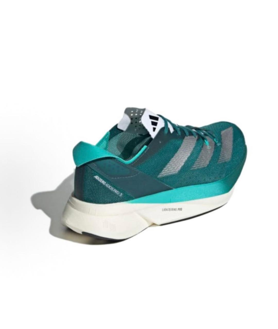 ADIDAS Зеленые текстильные кроссовки, фото 3