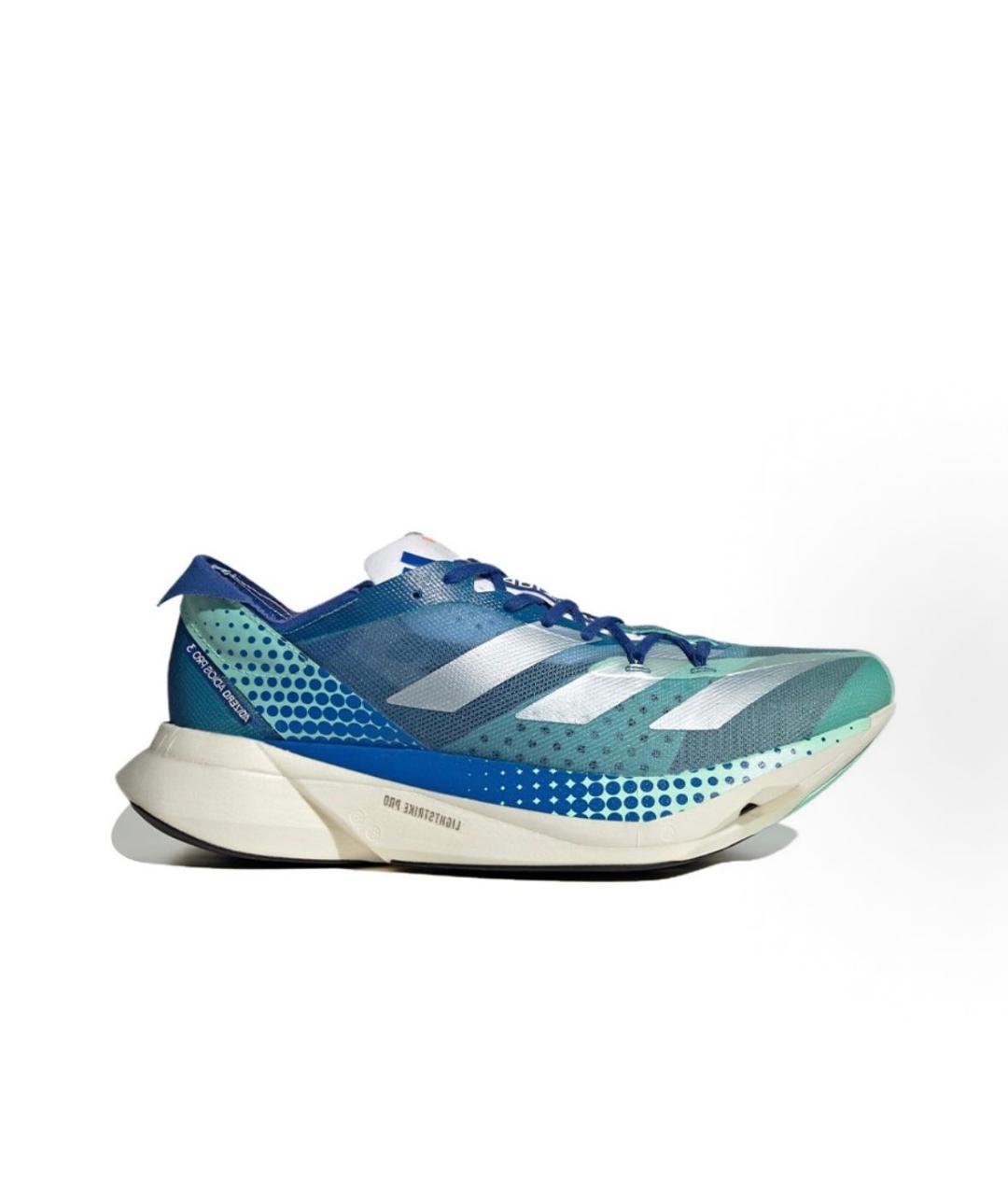ADIDAS Синие текстильные кроссовки, фото 7