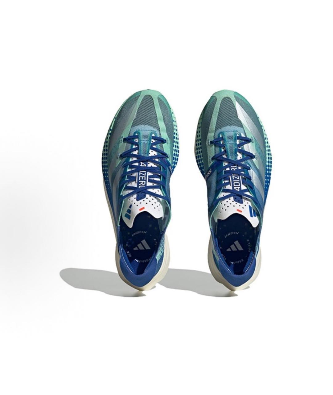 ADIDAS Синие текстильные кроссовки, фото 5