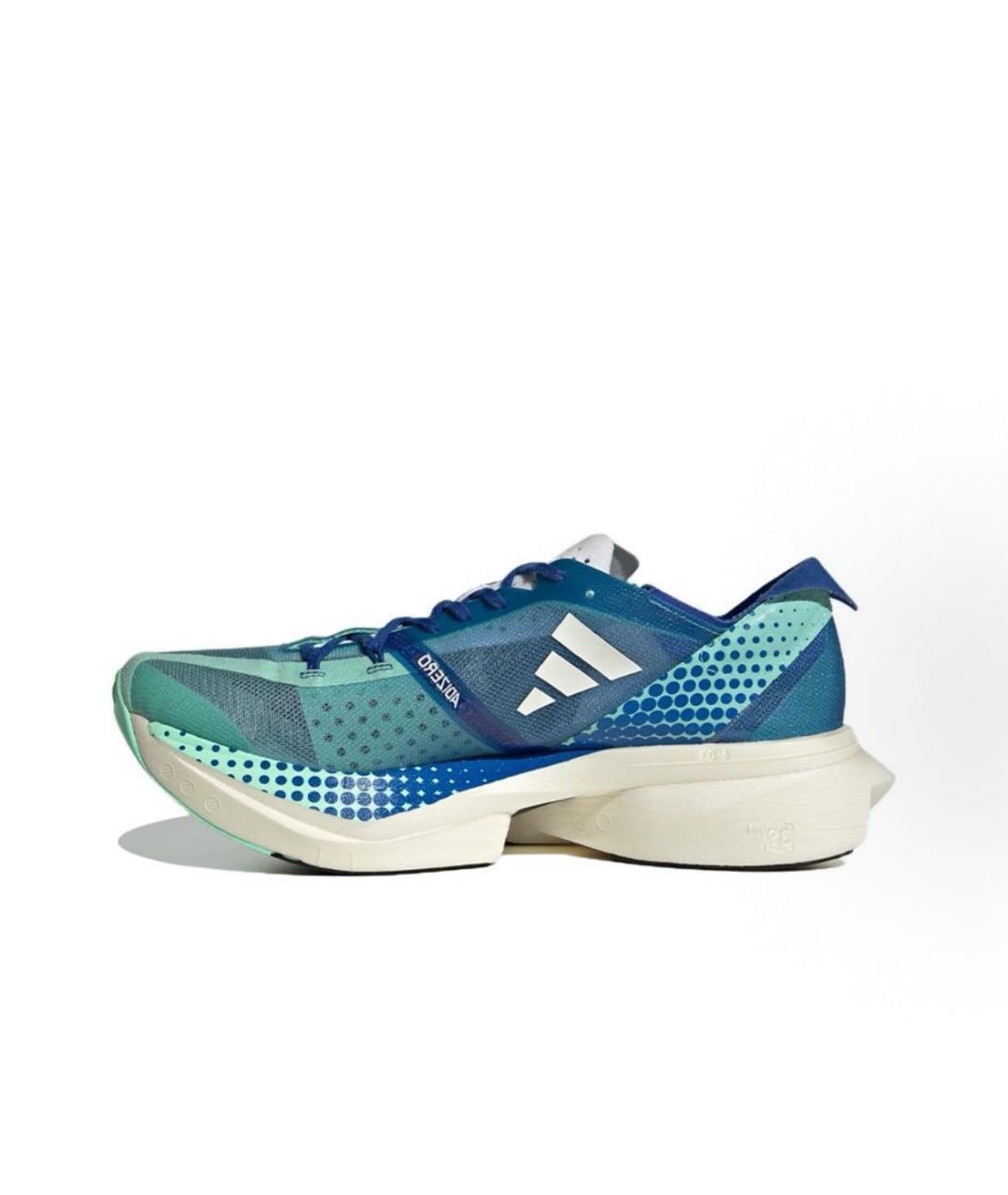 ADIDAS Синие текстильные кроссовки, фото 2