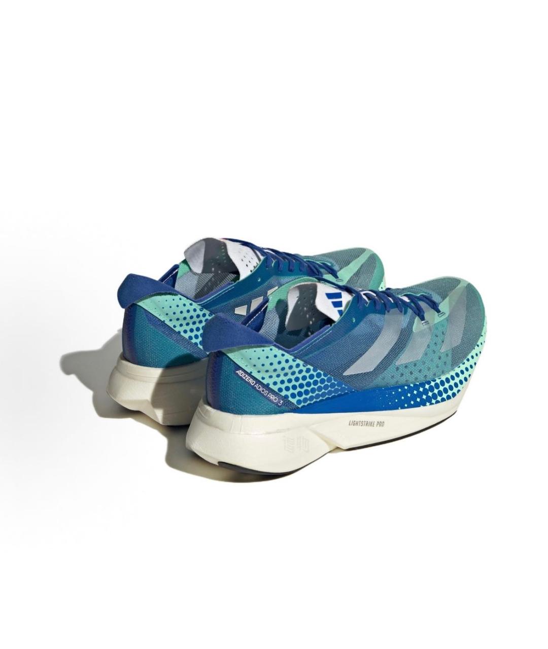 ADIDAS Синие текстильные кроссовки, фото 4